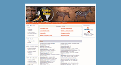 Desktop Screenshot of afrika-kena.cz